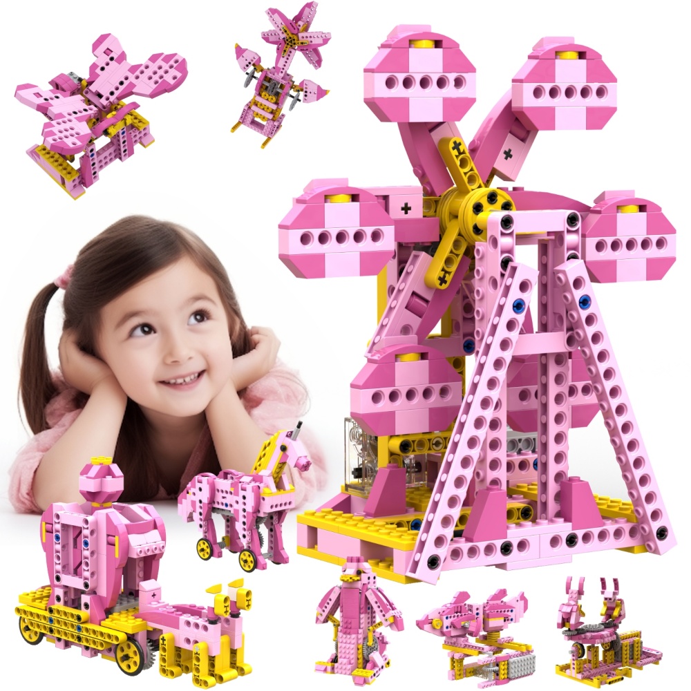 Science Robot - ของเล่น STEM Apitor สำหรับเด็กผู้หญิง ชุดของขวัญ 8-in-1