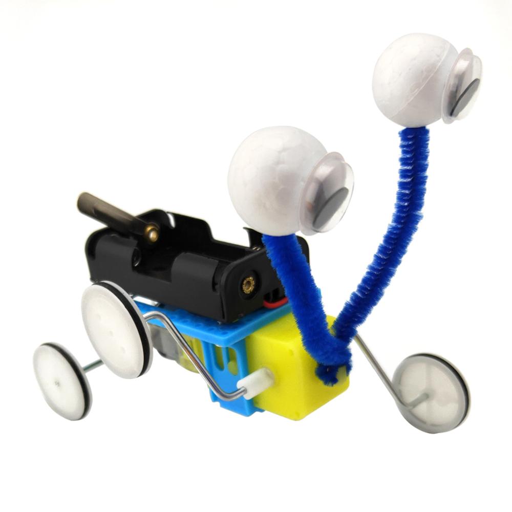 Science Robot - เด็ก DIY สัตว์เลื้อยคลานหุ่นยนต์ไฟฟ้าไม้การทดลองวิทยาศาสตร์ของเล่นเด็กการศึกษา Handmade ประกอบของเล่นเด็กชายหญิง