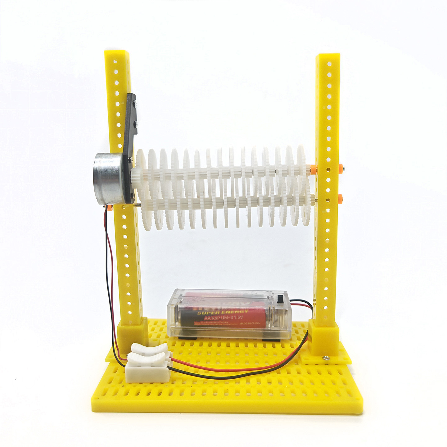 Science Toys - ตัวต่อเกียร์สำหรับเด็ก หมายเลข ชุดอุปกรณ์วิทยาศาสตร์และเทคโนโลยี DIY STEM สำหรับประกอบเอง
