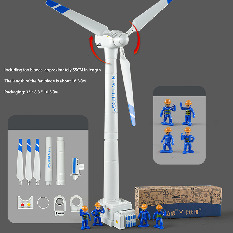 Science Toys - ของเล่นจำลองกังหันลมสำหรับเด็ก - ชุดวิทยาศาสตร์ขนาดใหญ่