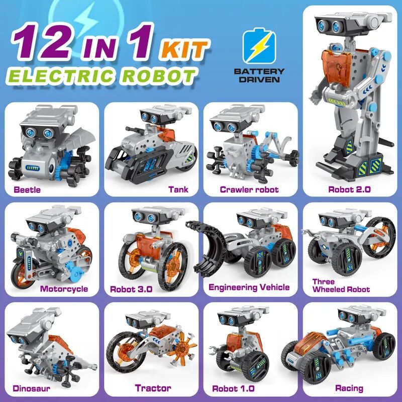 12 in 1 การทดลองวิทยาศาสตร์หุ่ - Science Robot บทวิจารณ์และราคา