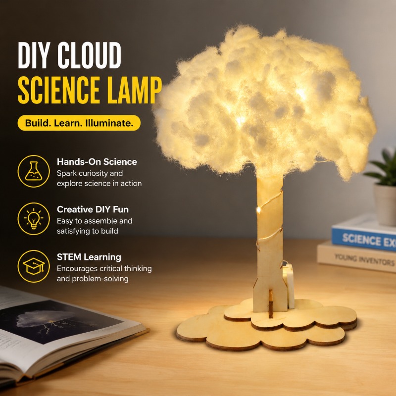 ชุดทดลองวิทยาศาสตร์โคมไฟเมฆ DI - Science Project Toys Making บทวิจารณ์และราคา