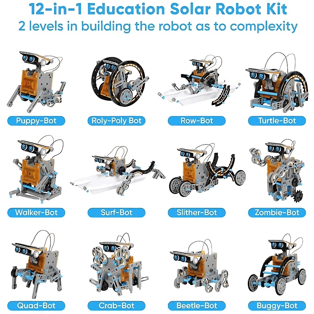 บล็อกตัวต่อหุ่นยนต์พลังงานแสงอ - Science Robot บทวิจารณ์และราคา