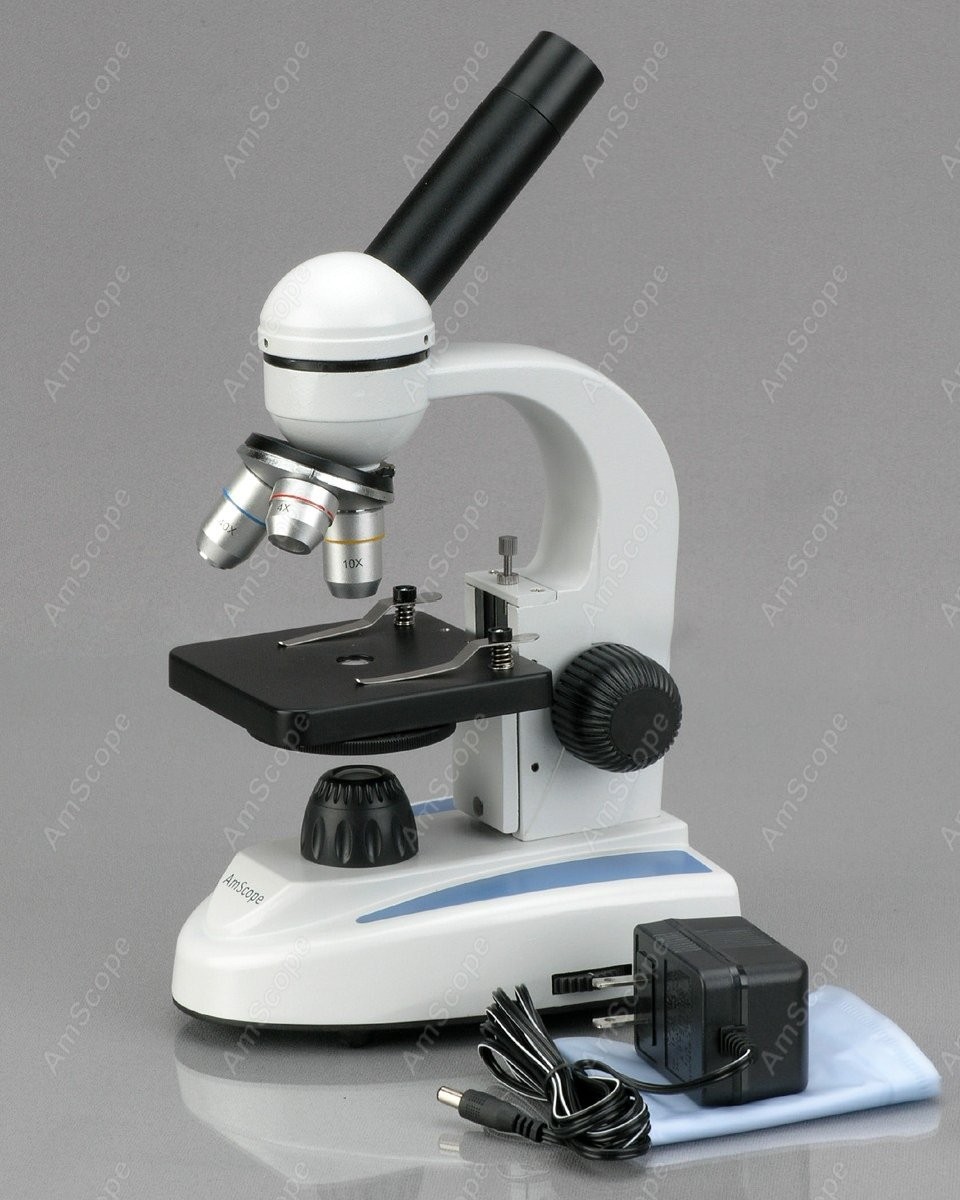 กล้องจุลทรรศน์แบบประกอบได้ AmS - Amscope Microscope Kid Microscope บทวิจารณ์และราคา