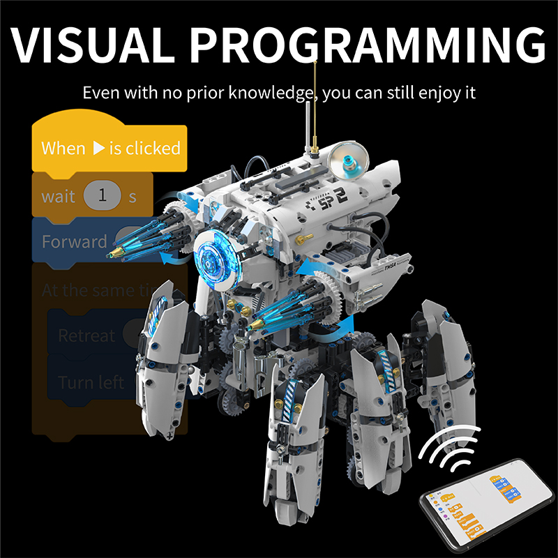 หุ่นยนต์เฮกซาพอดสำหรับการเขียน - Science Robot บทวิจารณ์และราคา