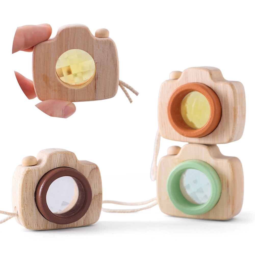 แว่นขยายไม้รูปทรงกล้องขนาดเล็ก - Science Toys บทวิจารณ์และราคา