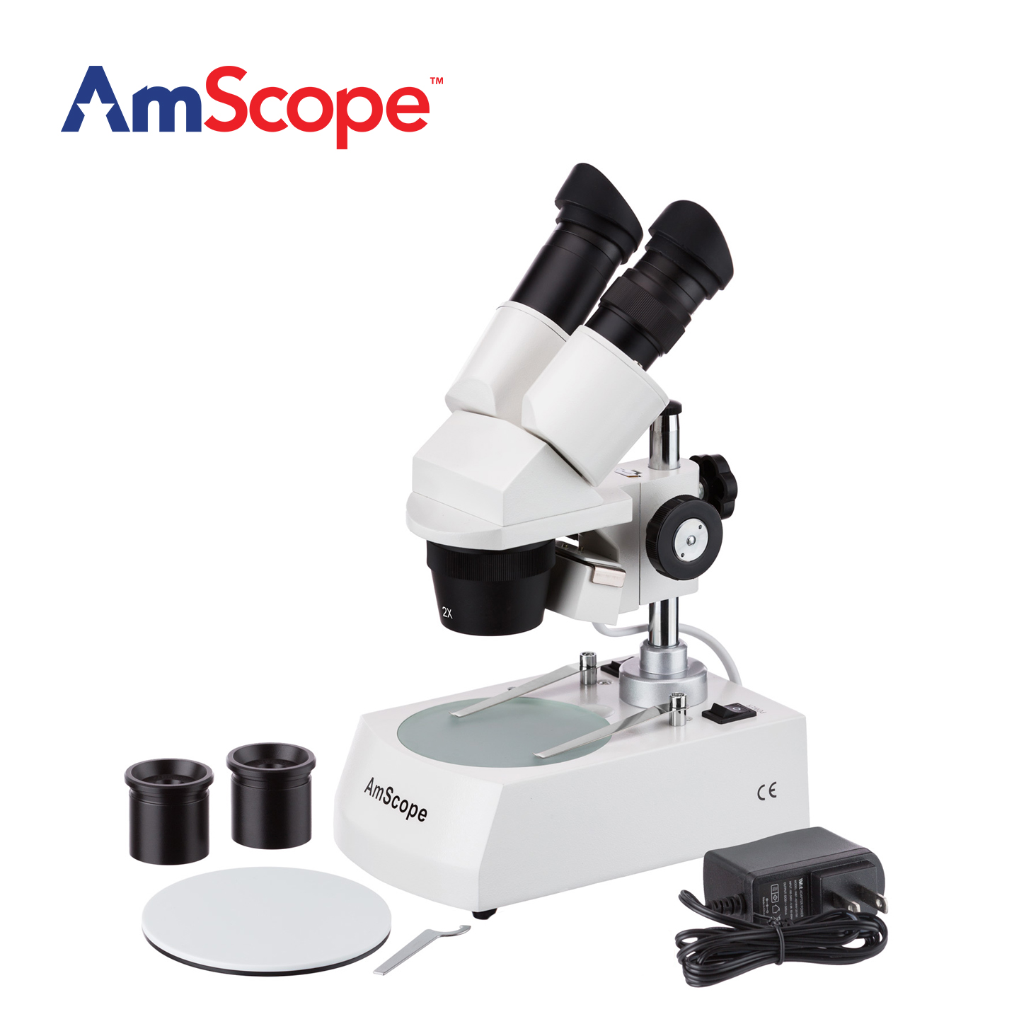 กล้องจุลทรรศน์สเตอริโอ Amscope - Amscope Microscope Kid Microscope บทวิจารณ์และราคา