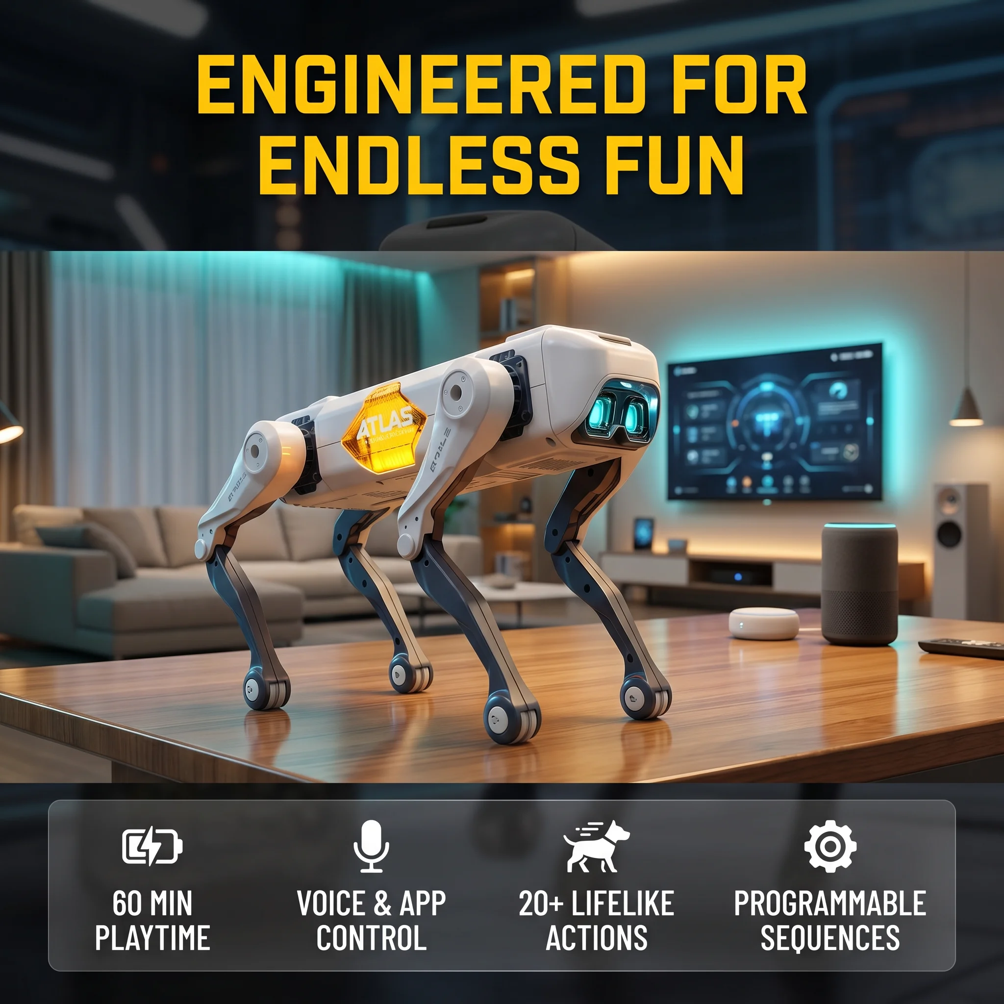 หุ่นยนต์สุนัขอัจฉริยะ AI ควบคุ - Science Robot บทวิจารณ์และราคา